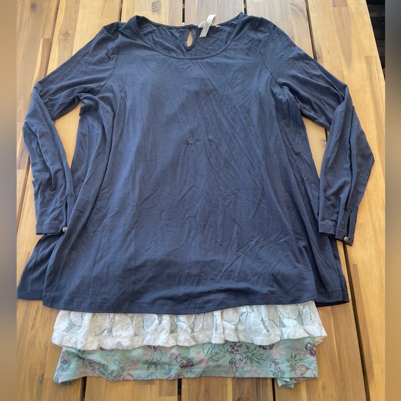 Matilda Jane Heartwood 3 in 1 convertible tunic top Size Large - Picture 2 of 8